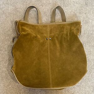 Joey Wölffer Leather Backpack Genuine Suede GUC